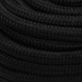 vidaXL Pracovné lano čierne 20 mm 50 m polyester