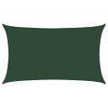 vidaXL Tieniaca plachta 160 g/m² tmavozelená 5x8 m HDPE