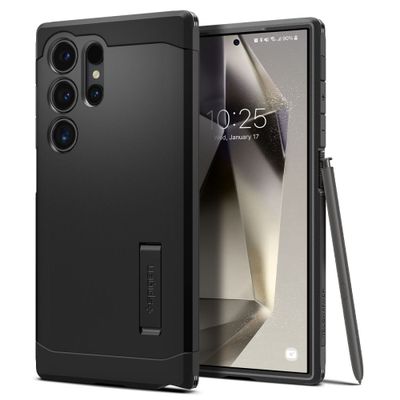Spigen Tough Armor puzdro pre Samsung Galaxy S24 Ultra čierne