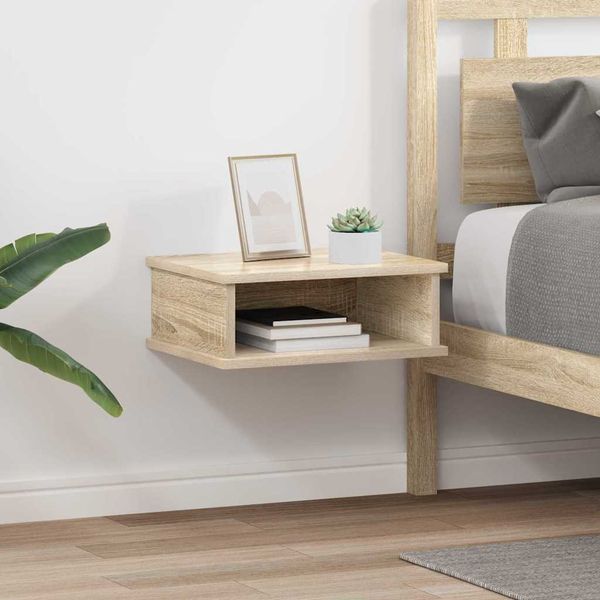 vidaXL Nočný stolík 2 pcs Sonoma dub 40 x 31 x 15 cm Kompozitné drevo