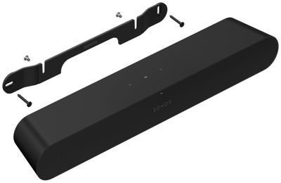 Sonos Ray Wall Mount Černá Nástenný držák, soundbar Sonos Ray, eliminace vibrací, snadná instalace, vc. montážního materiálu