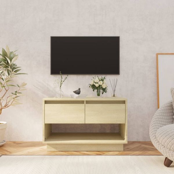 vidaXL TV skrinka, dub sonoma 70x41x44 cm, kompozitné drevo