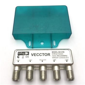 VECCTOR Diseqc 4/1 GD-41 vonkajšie VECCTOR Diseqc 4/1 GD-41 vonkajšie