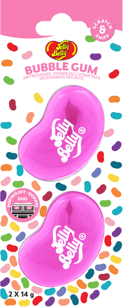E303724201 Jelly Belly VENT/CLIP-ON Bubblegum osviežovač vzduchu do ventilačnej mriežky, žuvačka