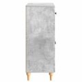 vidaXL Servírovacia skriňa Betónovo sivá 66 x 34,5 x 90 cm