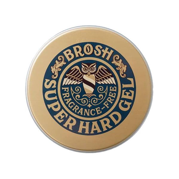 Silný gél na vlasy bez parfumácie BROSH Mini Super hard gel Fragrance free 70 g