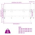 vidaXL Nástenný držiak na TV 26-63-palcov Max VESA 600x400 mm 50kg