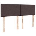vidaXL Boxspring posteľ s matracom tmavohnedá 160x200 cm látka
