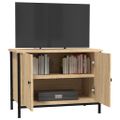 vidaXL TV skrinka s dvierkami, dub sonoma, 60x35x45 cm, umelé drevo