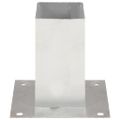 vidaXL Kotvy na stĺpiky 4 ks 71 mm galvanizovaný kov