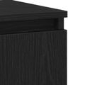 vidaXL Servírovacia skriňa Čierny dub 60 x 35 x 70 cm Kompozitné drevo