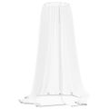 vidaXL Moskytiéra na dáždnik 220 sieťovina biela Φ330x250 cm