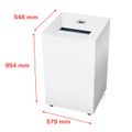 skartovač HSM Pure 830 /4,5 x 30 / 3 / 33 - 35 listov/ 330 / 150l / nonstop / cross
