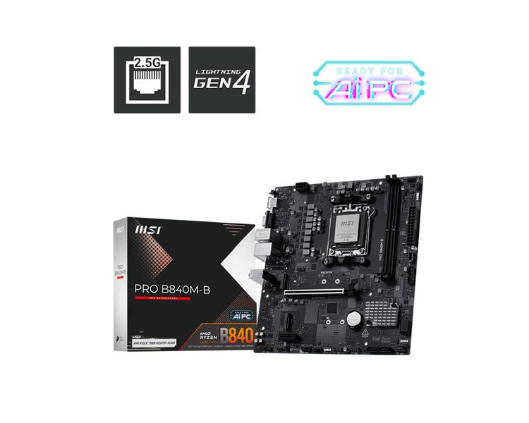 MSI PRO B840M-B/AM5/mATX