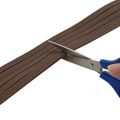vidaXL Samolepiaca tesniaca páska na okno Hnedá 10 x 4 mm 50 m