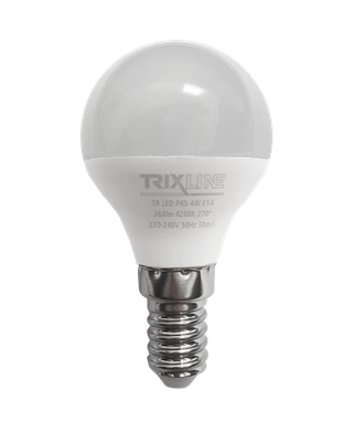 LED žiarovka Trixline 4W 368lm E14 P45 neutrálna biela