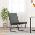 vidaXL Kreslo tmavošedé 52x75x76 cm látka