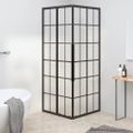 vidaXL Sprchový kút matné ESG 70x70x180 cm čierny