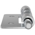 vidaXL Zámok 12 ks Strieborná 46 x 17 x 1,2 mm Oceľ