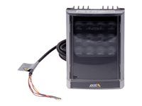 Infračervený iluminátor - montáž na strop, montáž na stĺp, montáž na stenu - 12 - 24 V - interiér, vonkajšie použitie - 18 Watt - čierna - pre AXIS D3110, P1385-E, P1455-LE, P1455-LE-3, Q1656, Q1656-B, Q1715, V5938 50