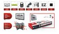 RED EAGLE SOLID BLACK 30"-70" držiak TV RED EAGLE SOLID BLACK 30"- 70" držák TV