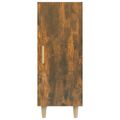 vidaXL Komoda dymový dub 34,5x34x90 cm spracované drevo