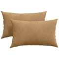 vidaXL Vankúše na pohovku 2 pcs Hnedá 50 x 30 cm Kordúrová tkanina