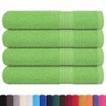 vidaXL Uteráky FROGN 4 ks jablkovo zelené 100x200 cm 360 g/m²