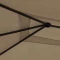 vidaXL Altánok s poťahmi na stĺpiky 3x4x2,6 m, sivohnedý 160 g/m²