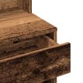 vidaXL toaletný stolík so zrkadlom Old Wood 74,5x40x141 cm