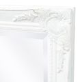 vidaXL Nástenné zrkadlo v barokovom štýle, 120x60 cm, biele