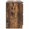 vidaXL TV skrinka dymový dub 80x35x54 cm spracované drevo