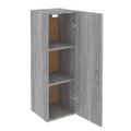vidaXL TV skrinky 2 ks sivé sonoma 30,5x30x90 cm spracované drevo