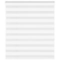 vidaXL Zebra roleta biela 120x150 cm šírka látky 115,9cm polyester