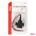 Zásuvka autozapaľovača s klapkou 12V 24V AMiO-04128