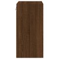 vidaXL TV nástenné skrinky 2ks hnedý dub 40,5x30x60cm kompozitné drevo