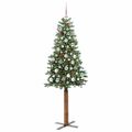 vidaXL Úzky vianočný stromček Zelená 180 cm