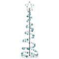 vidaXL LED vianočný stromček s ozdobami 120 LED teplá biela 180 cm