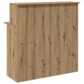 vidaXL Recepčný stôl dub artisan 100x50x103,5 cm kompozitné drevo