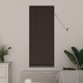 vidaXL Žalúzia Tmavohnedá s Vzorom 150 x 60 cm 25 mm PVC