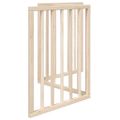 vidaXL Skladacia brána pre psa, 3 panely, 150 cm, topoľové drevo
