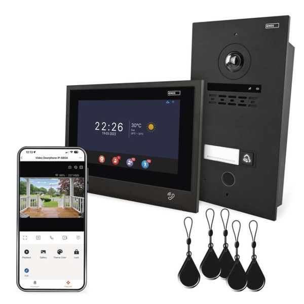 Sada domáceho video vrátnika GoSmart IP-880A 2WIRE s WiFi