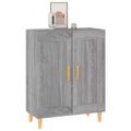 vidaXL Komoda sivý dub sonoma 69,5x34x90 cm spracované drevo