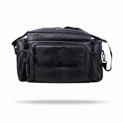 Taška na jedlo Fit Prep Black + 6 krabiček - GymBeam