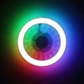 Modee LED okrúhle stropné svietidlo 30W RGB+3CCT 540mm, ventilátor, ovládač (ML-CLRGB-3CCT30W-F2W)