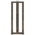 vidaXL Nohy konzolového stola v tvare T, 2 ks, čierne, 38x25x(72-73) cm, oceľ