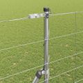 vidaXL Pevný kovaný drôtový plot 25 x 1,6 m Pozinkovaná oceľ Sieťovina