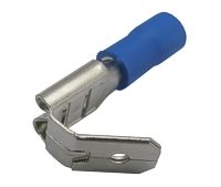 Zdierka faston rozvaděč 6.3mm, vodič 1.5-2.5mm  modrý
