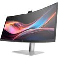 HP/734pm/34"/IPS/3440x1440/120Hz/5ms/Blck-Slvr/3R Monitor, 34" WQHD, 5Mpx AI webkamera, Thunderbolt 4, IPS Black, HDR400, reproduktory DTS Virtual:X, KVM prepínac, prohnutý disple