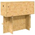 vidaXL Terárium Hnedá 100 x 40 x 90 cm OSB
